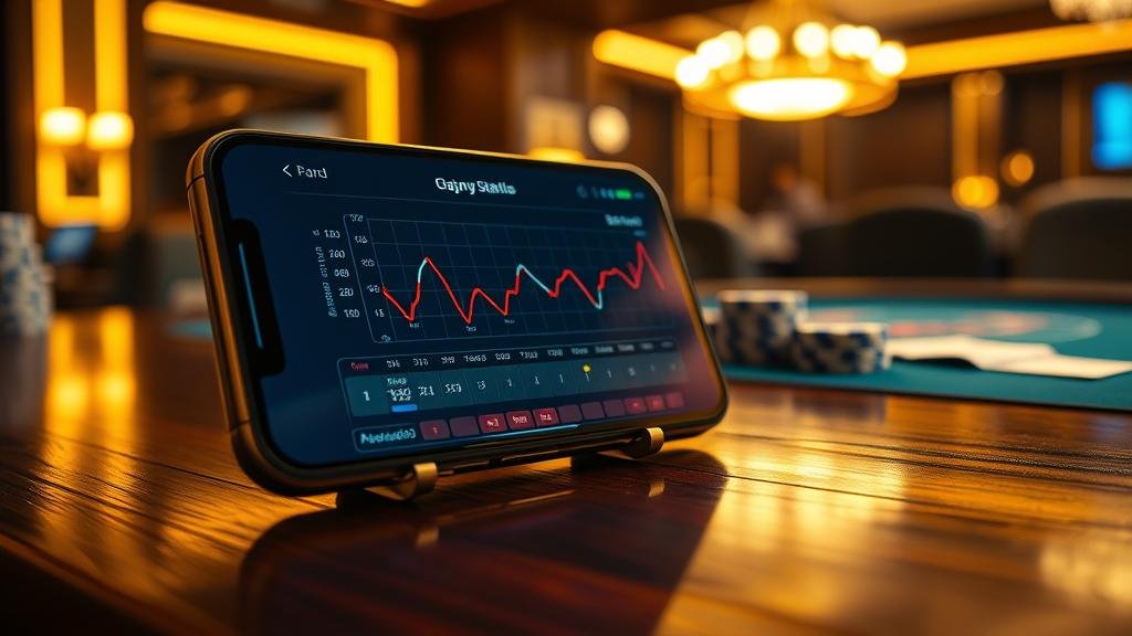 การเลือกห้องบาคาร่าบนแท็บเล็ต