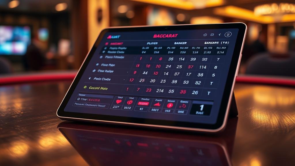 การวิเคราะห์กลยุทธ์บาคาร่าบนแท็บเล็ต