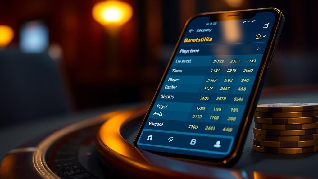 การดูสถิติบาคาร่าบนมือถือสำหรับผู้เล่นงบต่ำ