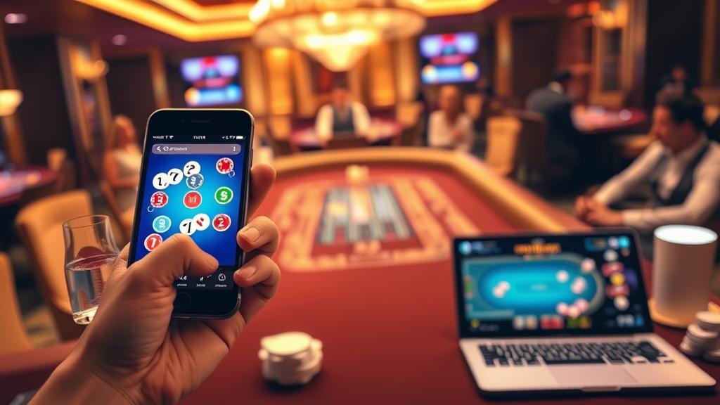 หน้าจอแสดงสถิติและเค้าไพ่บาคาร่า