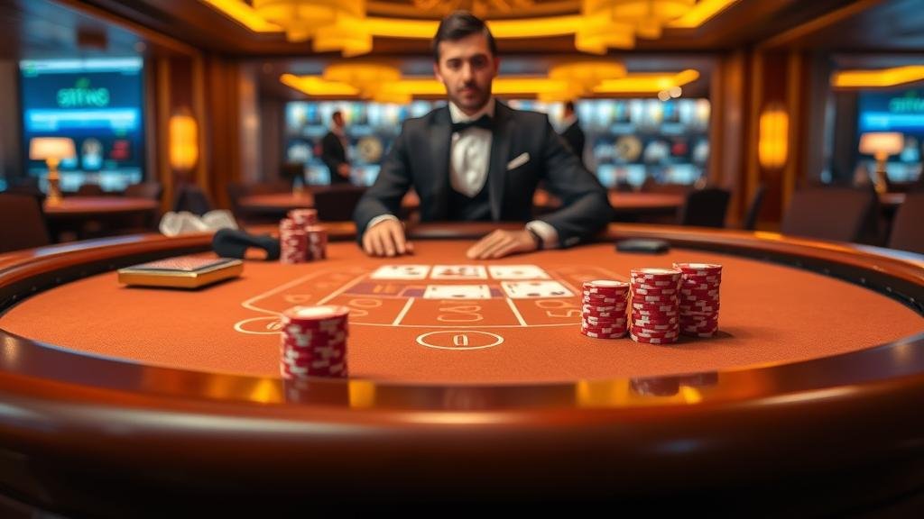 การอ่านสถิติไพ่บาคาร่าบนหน้าจอแท็บเล็ต