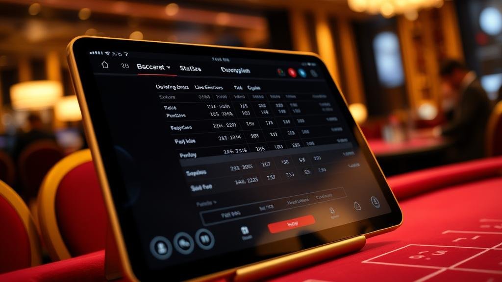 การตั้งเป้าหมายกำไรและหยุดขาดทุนบนบาคาร่า iOS