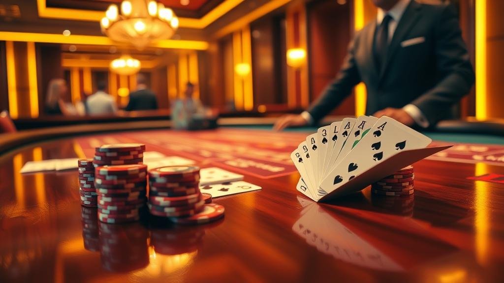 นักเดิมพันชาวไทยเล่นบาคาร่าตอนกลางคืน