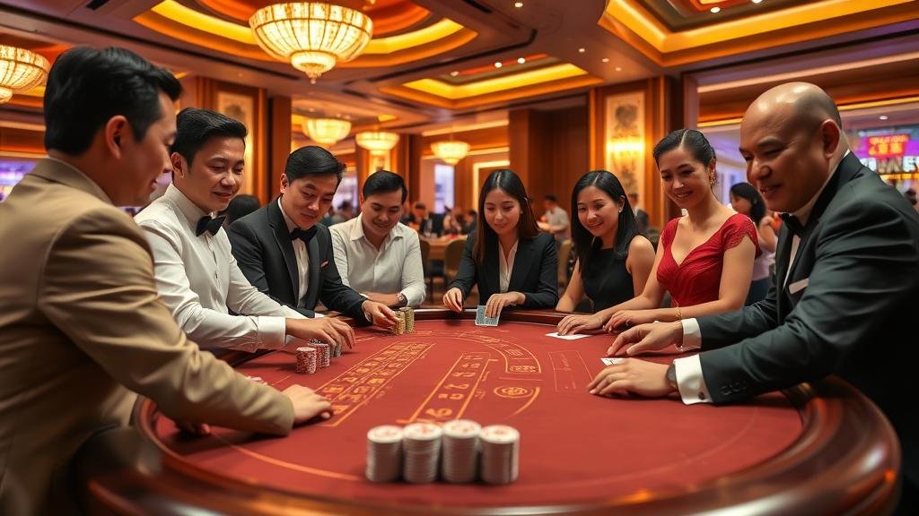 การวางเดิมพันในเกมบาคาร่า