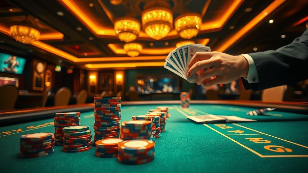 ดีลเลอร์สาวสวยในเกมบาคาร่า Sexy