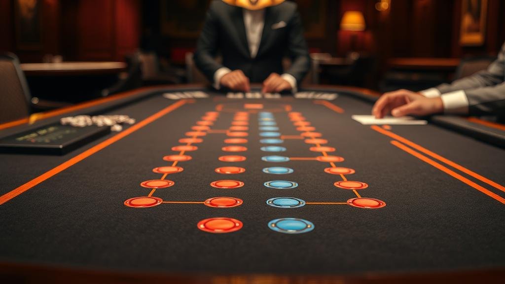 หน้าจอเกมบาคาร่าสายฟ้าพร้อมตัวคูณ