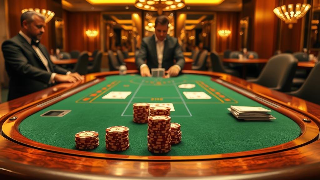 การแสดงผลเค้าไพ่บาคาร่าแบบสามตัดและสองตัด