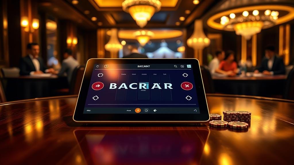 การวางแผนกลยุทธ์การเดินเงินบาคาร่าบนแท็บเล็ต