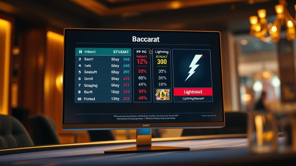 คู่มือฉบับเพื่อนซี้: เช็คเปอร์เซ็นต์บาคาร่า PP, DG, สายฟ้า พร้อมเทคนิคดูสถิติ...