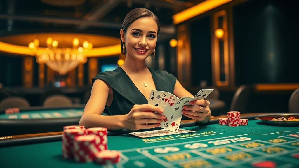 บาคาร่า LuckyStreak กับดีไซน์ที่ทันสมัยและสีสันสดใส