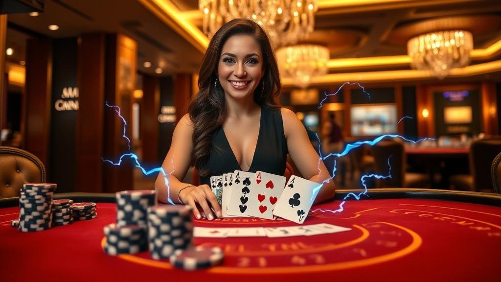 หน้าจอเกม บาคาร่า BBIN ที่แสดงสถิติและการเดิมพัน