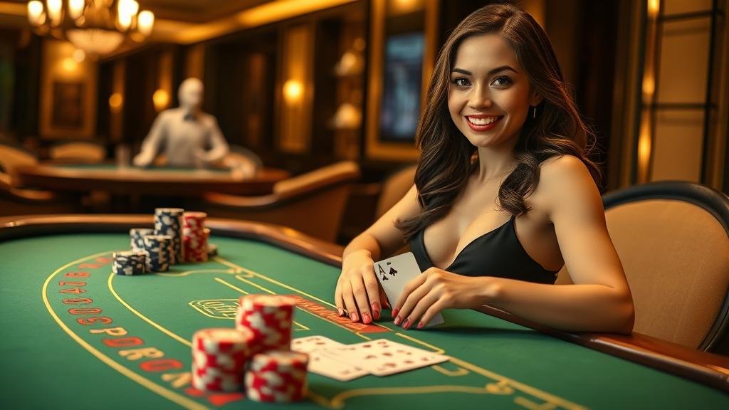 การเล่นบาคาร่าออนไลน์พร้อมแสดงแต้มและตัวเลือกเดิมพัน