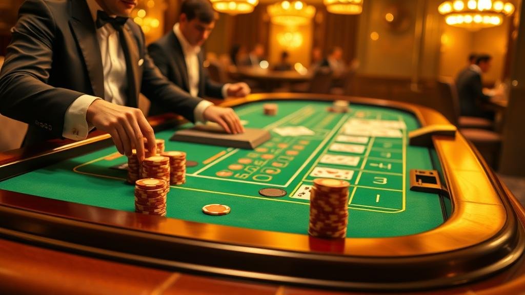 หน้าจอเกมบาคาร่าบนสมาร์ทโฟน