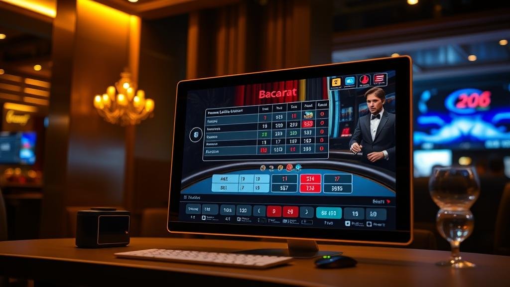 ภาพเปรียบเทียบผลลัพธ์การเล่นบาคาร่า: การเสียและการได้กำไร