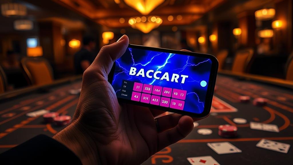กลยุทธ์การเล่นบาคาร่าสายฟ้าบนมือถือ