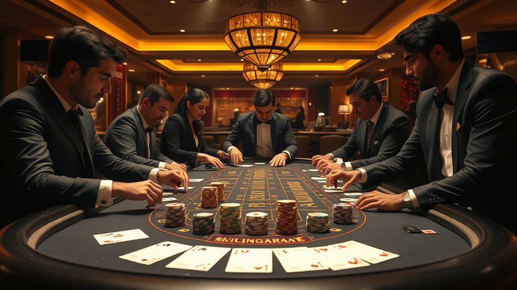 ภาพแสดงเค้าไพ่มังกรในบาคาร่า