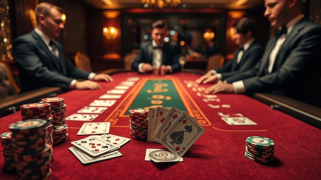 กราฟิกแสดงกลยุทธ์การเดินเงินบาคาร่า