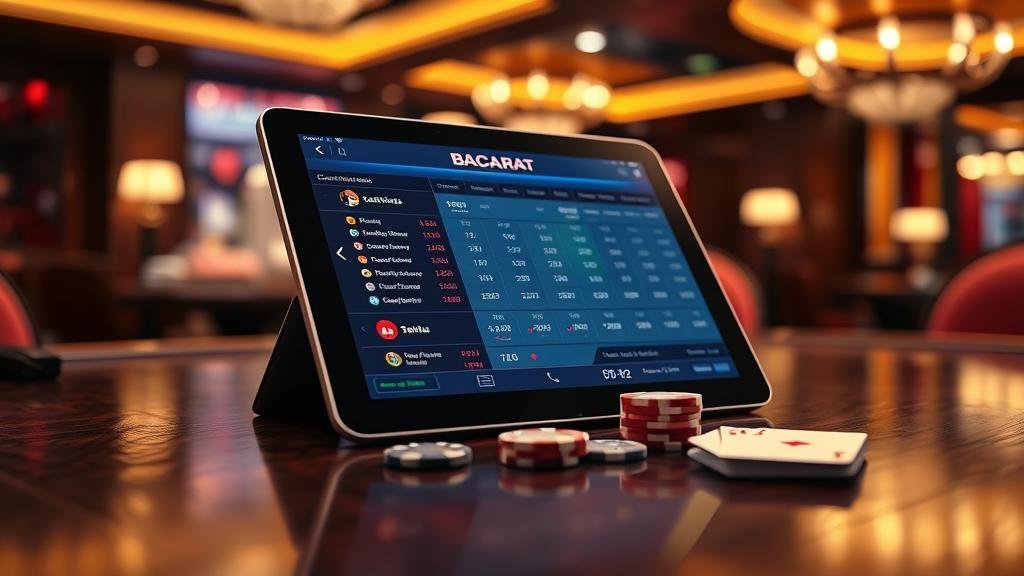 ซอฟต์แวร์วิเคราะห์บาคาร่าบนแท็บเล็ต