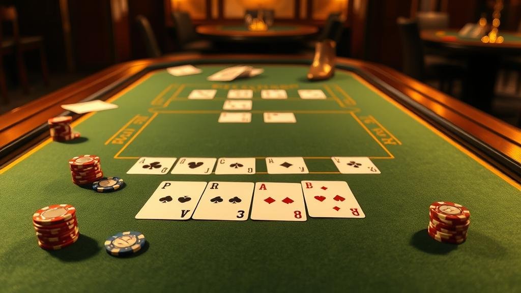 ผู้เล่นบาคาร่าระดับเซียนกำลังวิเคราะห์เกมในคาสิโน