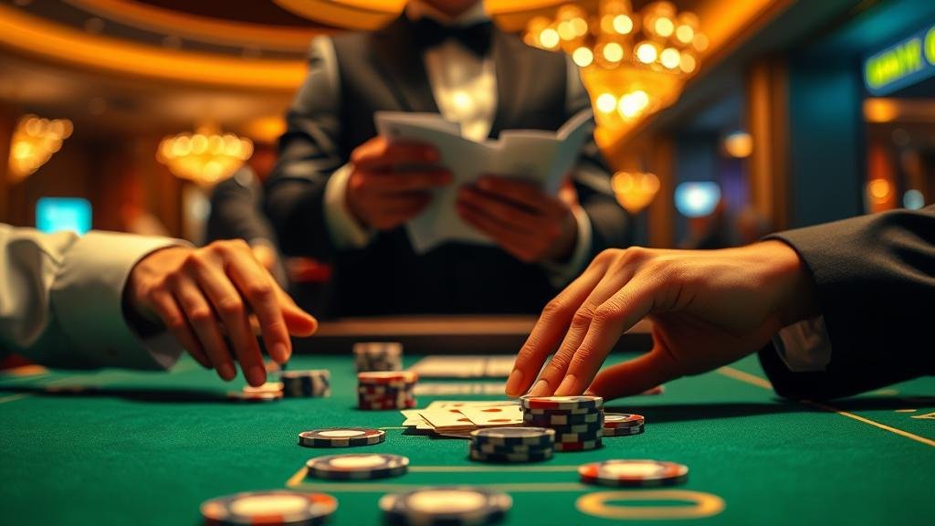 ภาพประกอบเค้าไพ่บาคาร่าแบบสลับคู่และสองตัด