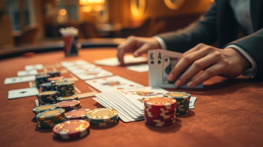 ตัวอย่างเค้าไพ่บาคาร่า: มังกร, ปิงปอง, สองตัด