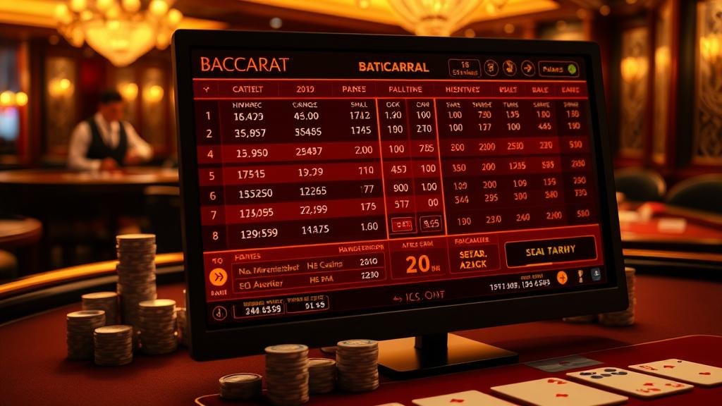 ตัวอย่างเค้าไพ่สองตัด บาคาร่า