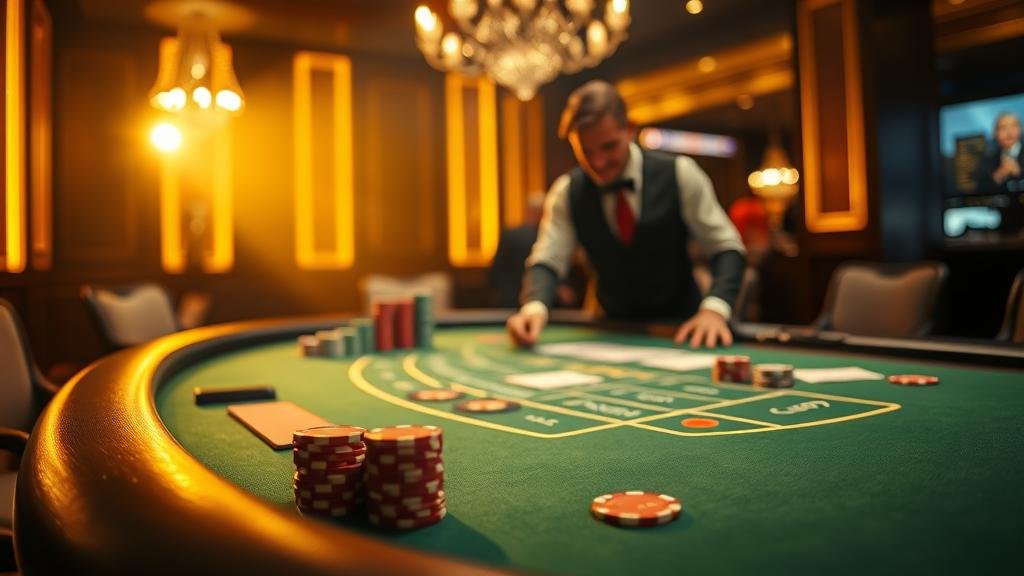 โต๊ะบาคาร่าหรูหราที่ DG Casino