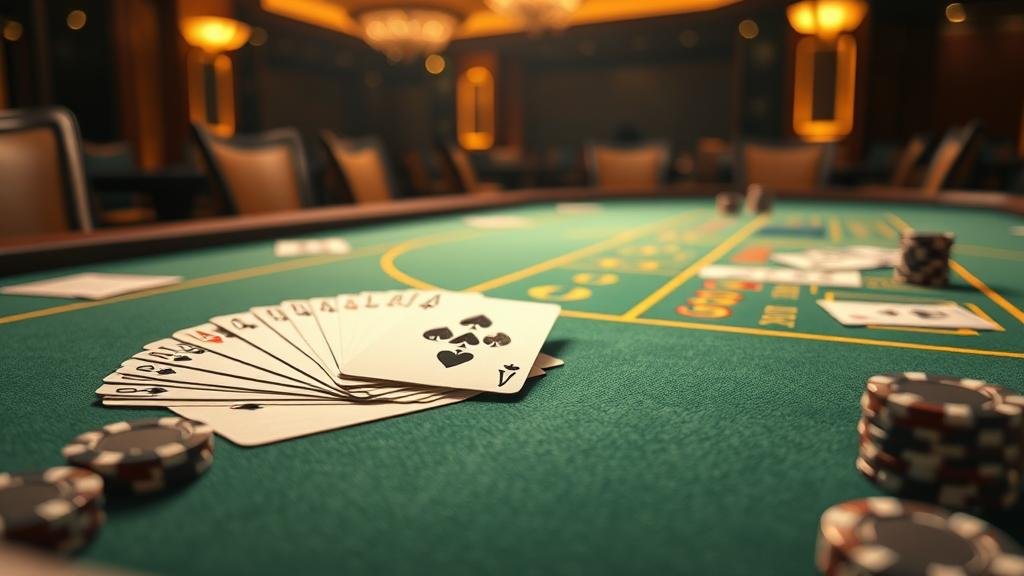 ภาพประกอบเค้าไพ่สามตัด บาคาร่า