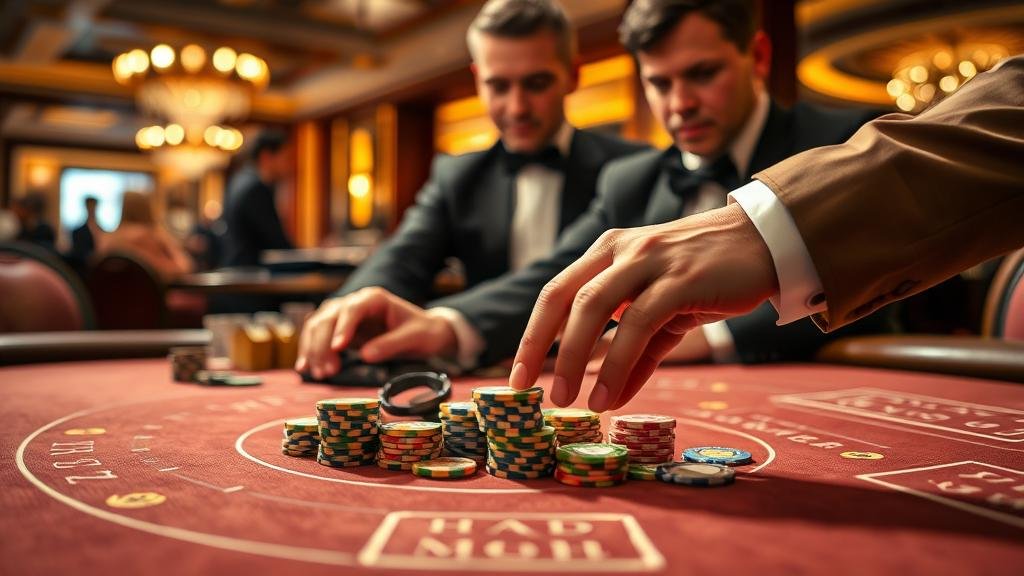 การแจกไพ่บาคาร่า