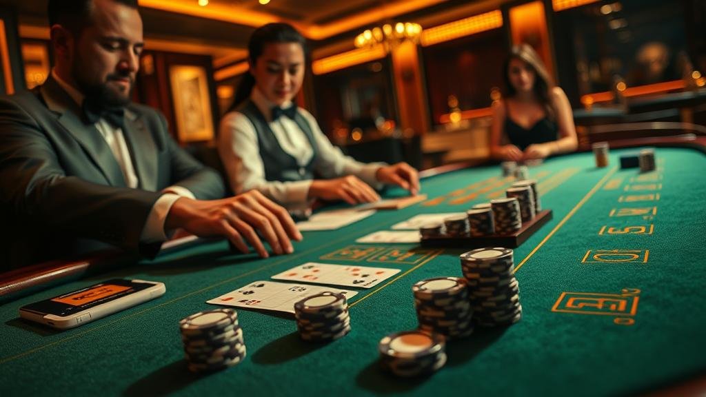 ผู้เล่นบาคาร่าบนมือถือและแท็บเล็ต