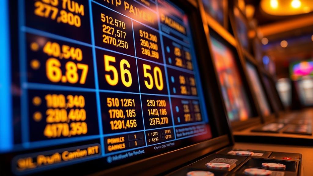 กราฟแสดงผล RTP และความผันผวนของเกมสล็อต