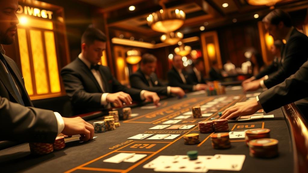 ตัวอย่างเค้าไพ่สองตัดในบาคาร่า