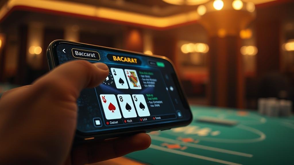 โต๊ะบาคาร่าสดที่เต็มไปด้วยความตื่นเต้น