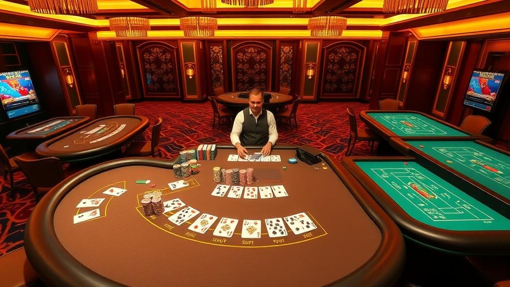 โลโก้และหน้าจอเกมของค่ายบาคาร่าชั้นนำ