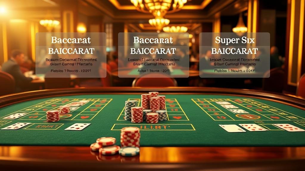 ตัวอย่างเค้าไพ่บาคาร่า สองตัด และ สามตัด