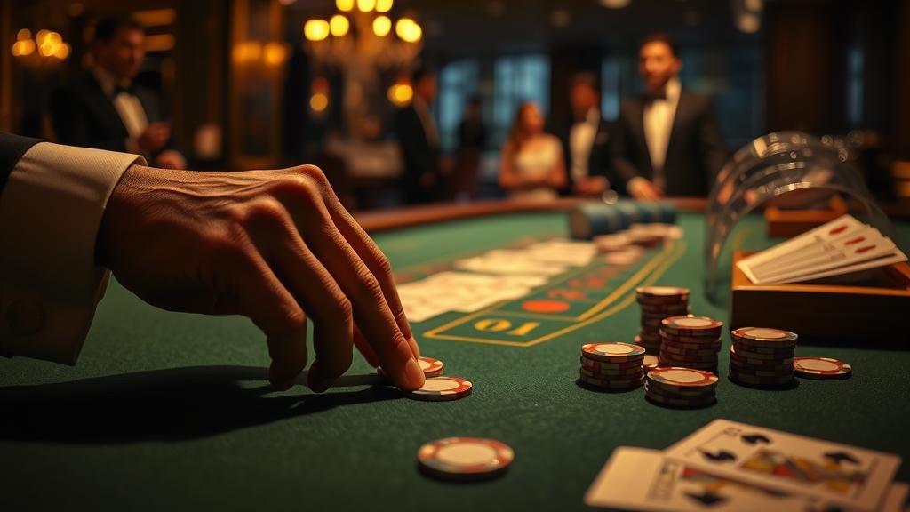 ตัวอย่างเค้าไพ่สลับคู่ (ปิงปอง) ในบาคาร่า