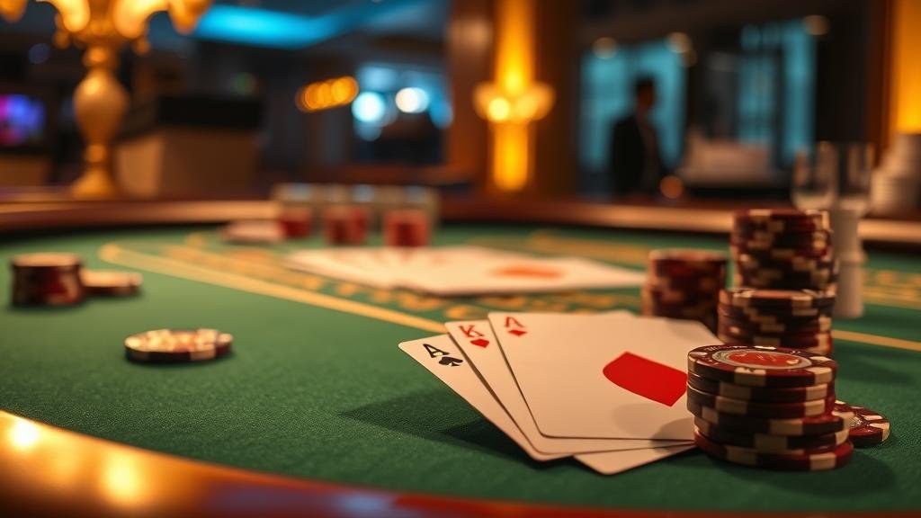 ภาพการเล่นบาคาร่าสดกับดีลเลอร์