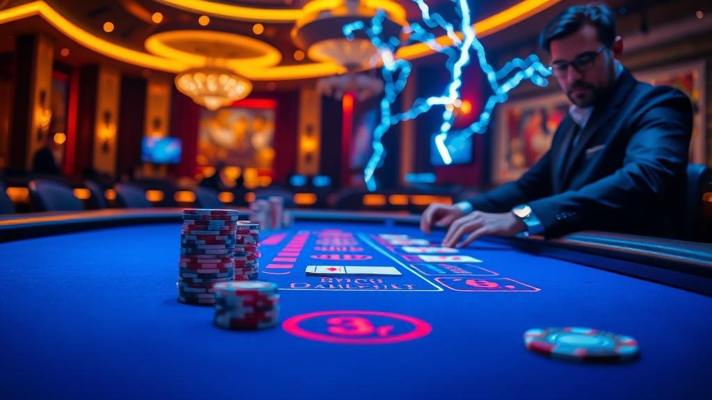 การวางเดิมพันบาคาร่าสายฟ้าพร้อมตัวคูณ