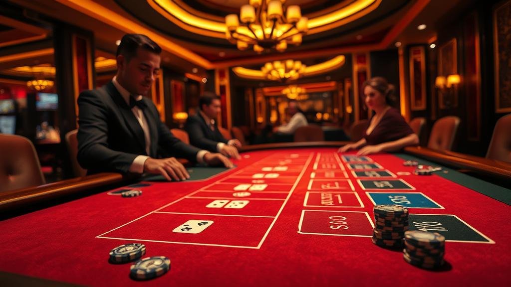 ตัวอย่างเค้าไพ่บาคาร่า ถนนใหญ่ และ ลูกปัด