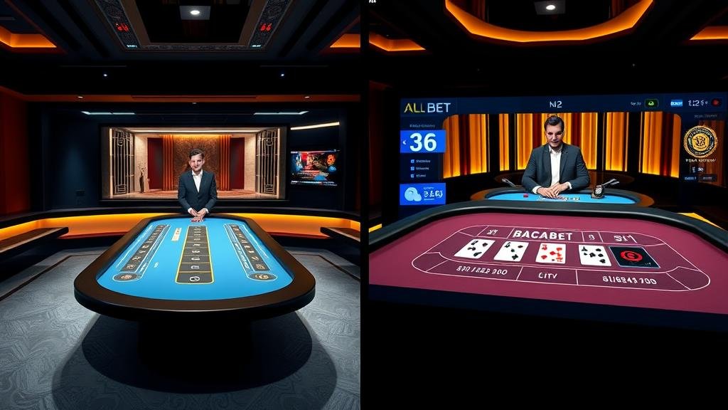 หน้าจอการเล่นบาคาร่า N2Live บนอุปกรณ์แท็บเล็ต