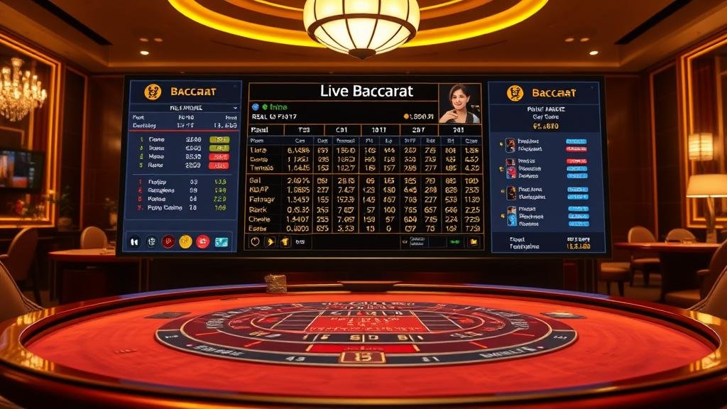 ตารางสถิติเค้าไพ่บาคาร่า