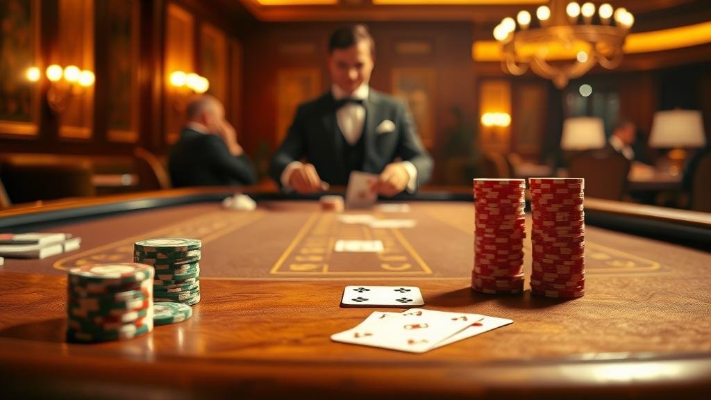 การแจกไพ่บาคาร่าในเกมสด