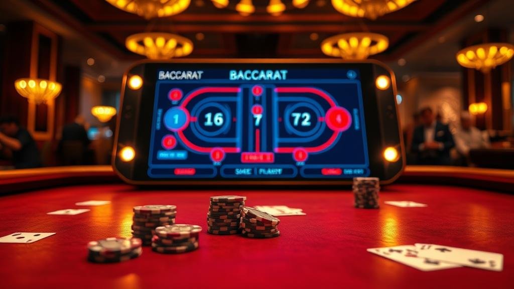 การเล่นบาคาร่าบนแท็บเล็ต