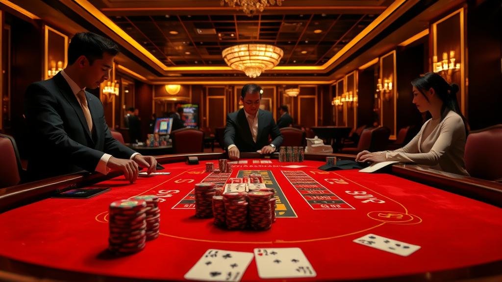 หน้าจอเกมบาคาร่า AE/AG พร้อมสถิติ