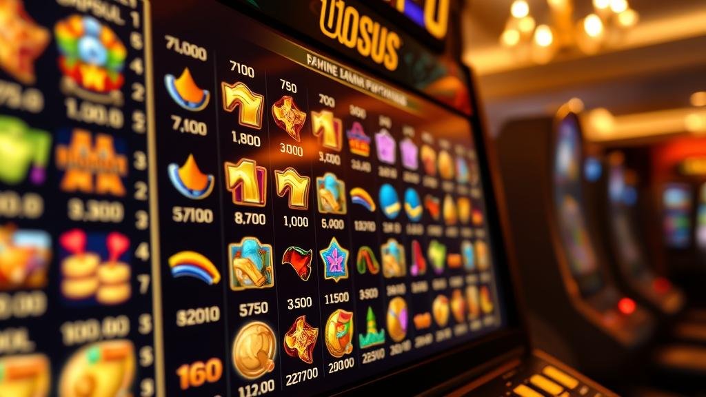 ไอคอนเกมสล็อตหลากหลายธีม: ผลไม้, เทพเจ้า, โชคลาภ