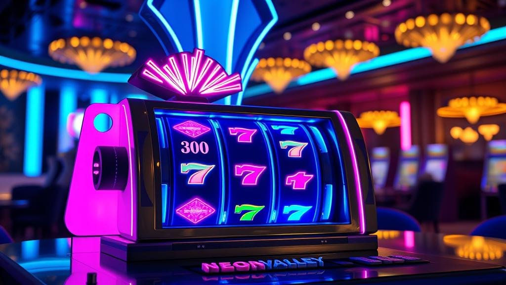 การตั้งค่าออโต้สปิน สล็อต NeonValley