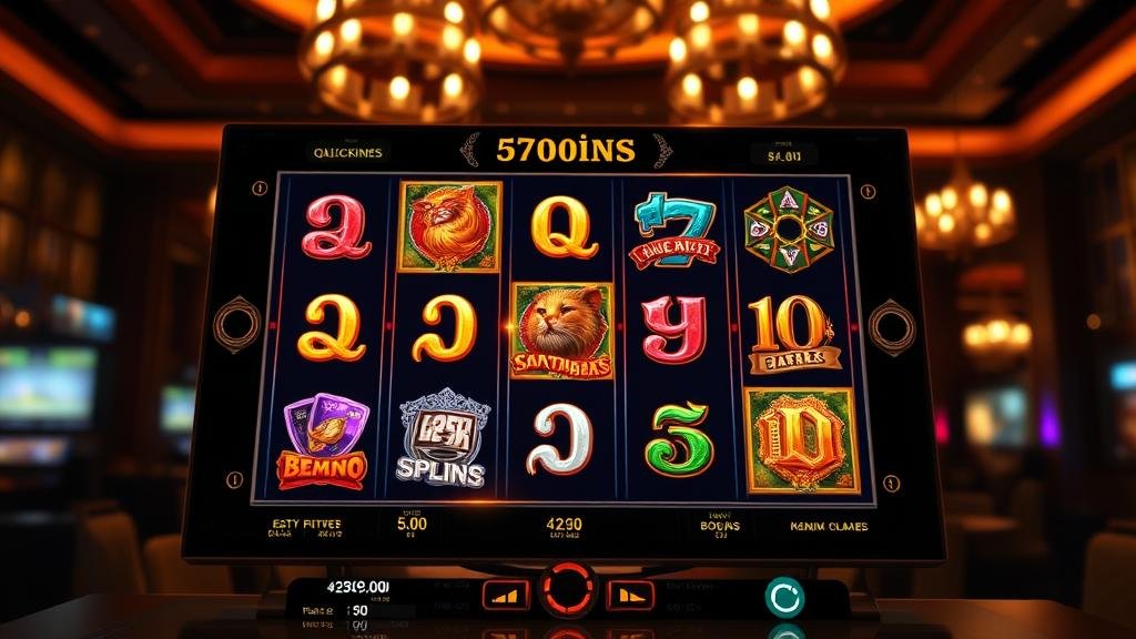 หน้าจอเกมสล็อต Booongo พร้อมฟีเจอร์ Hold and Win