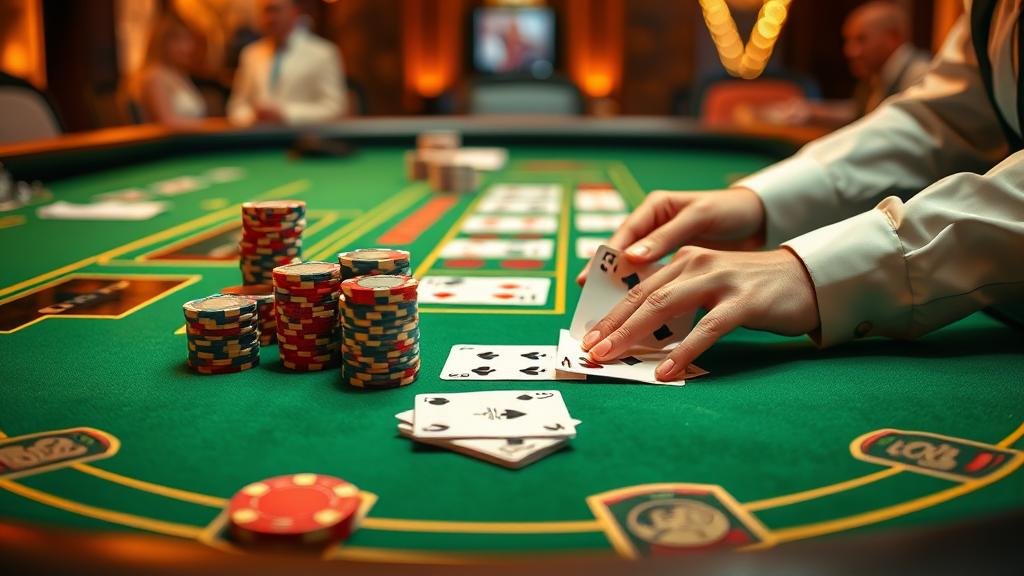 อินเทอร์เฟซเกมบาคาร่า BGaming ที่ทันสมัย