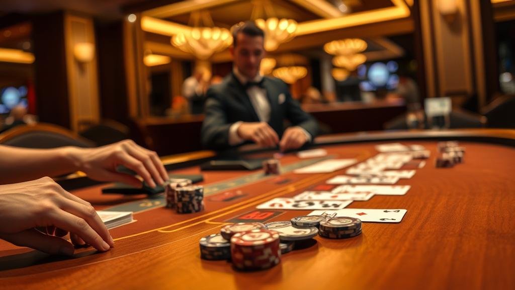 การคัดเลือกโต๊ะบาคาร่าด้วยเทคนิคสี่ตัด