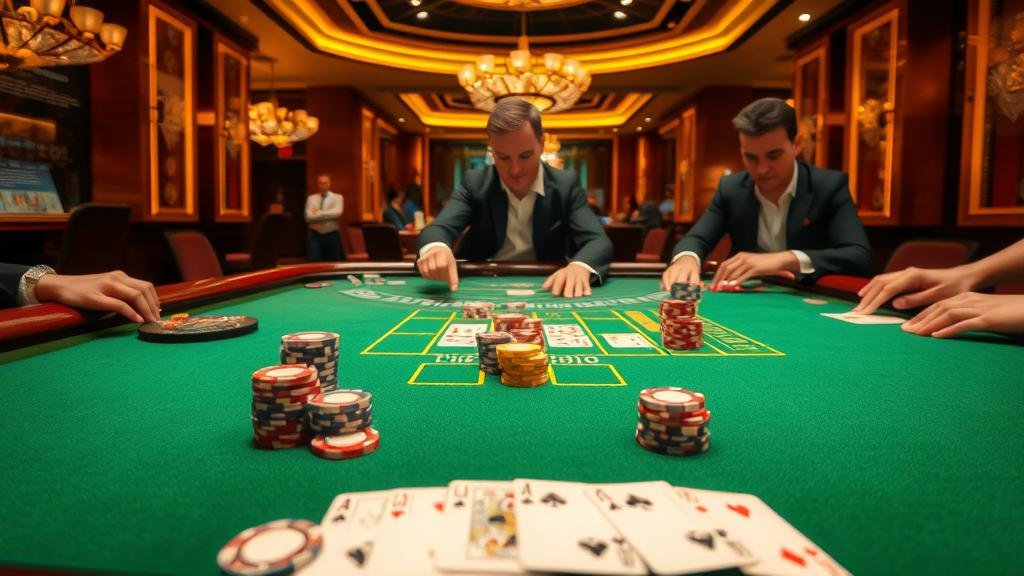 ภาพประกอบกลยุทธ์การเดินเงินบาคาร่าแบบต่างๆ